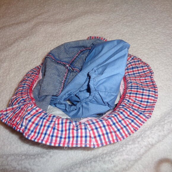 4th Of July Baby Girls Denim Skirt Skort Size 24 M - Picture 5 of 6